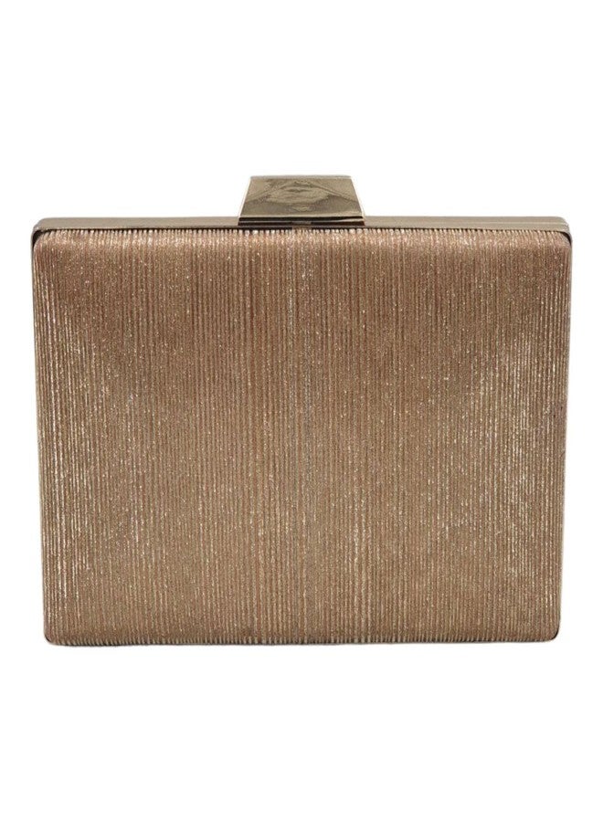 Tinth ITALIYAN DOM FRAMED BOX CLUTCH FOR WOMAN (Gold) - Image 2